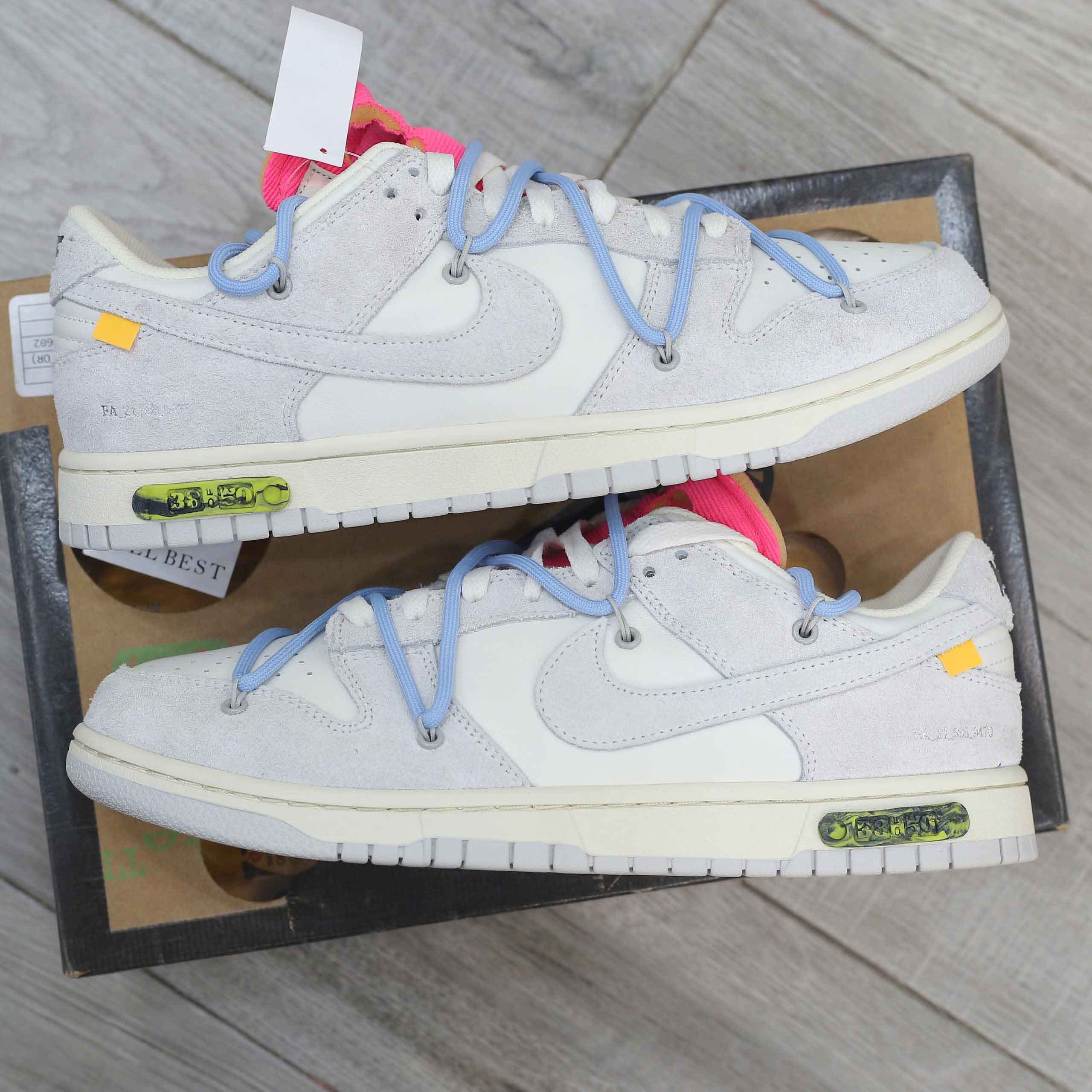 Giày Nike Off-White x Dunk Low ‘Lot 38 Of 50’ Best Quality