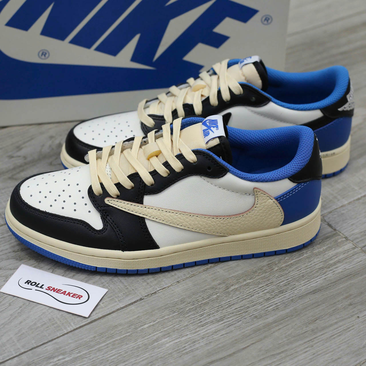 Nike Air Jordan 1 Low Travis Scott x Fragment Like Auth