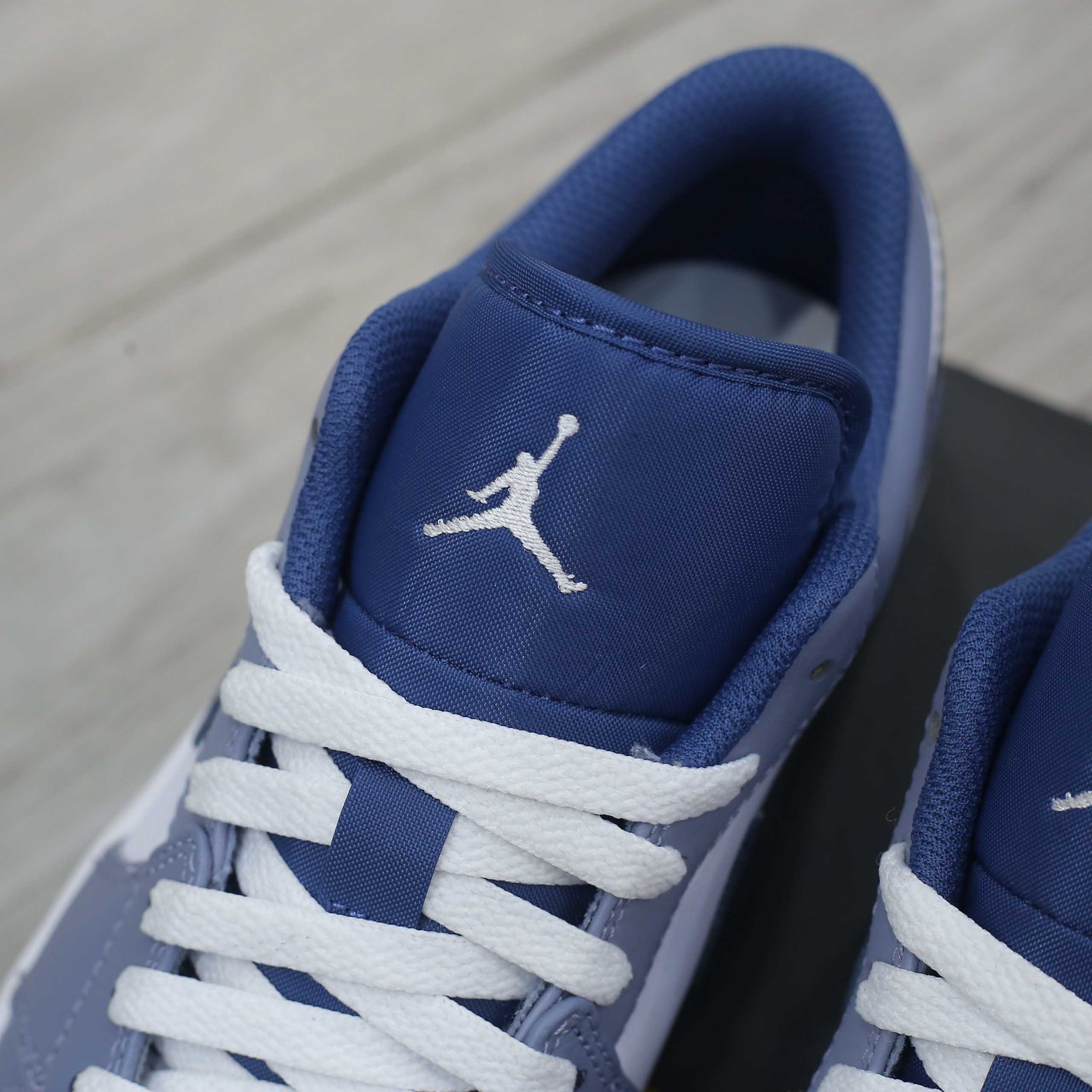 Giày Nike Air Jordan 1 Low Ashen Slate Real