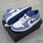 Giày Nike Air Jordan 1 Low Ashen Slate Real