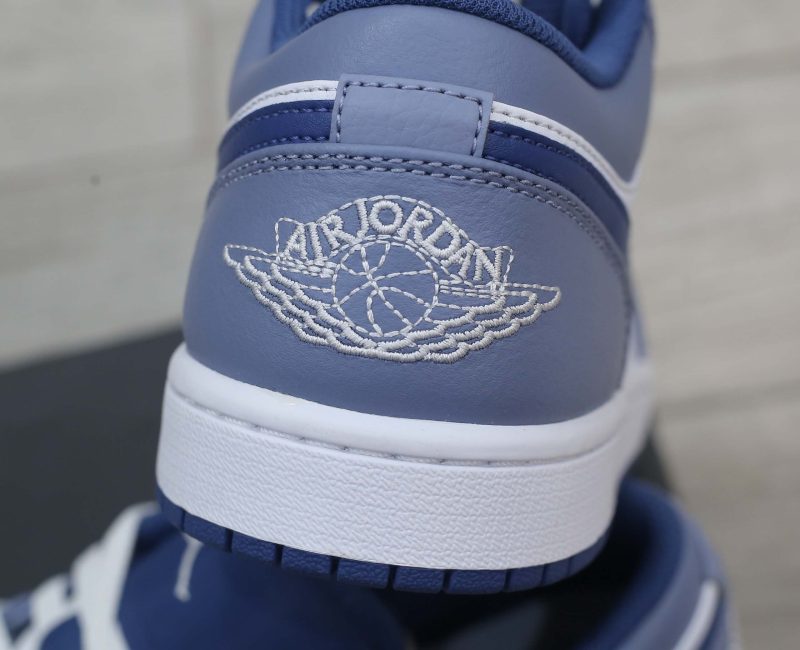 Giày Nike Air Jordan 1 Low Ashen Slate Real