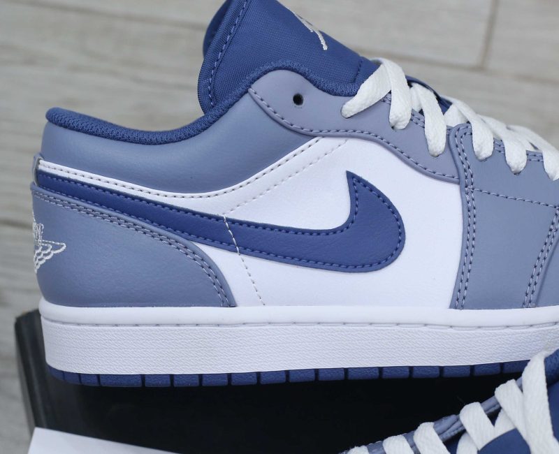 Giày Nike Air Jordan 1 Low Ashen Slate Real