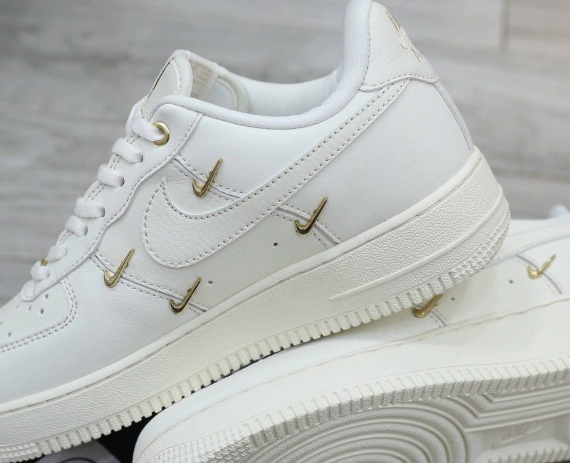 Giày Nike Air Force 1 Low ‘White Mini Gold Swooshes’ Best Quality