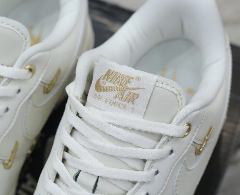 Giày Nike Air Force 1 Low ‘White Mini Gold Swooshes’ Best Quality