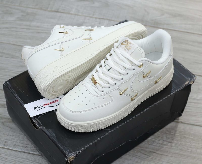 Giày Nike Air Force 1 Low ‘White Mini Gold Swooshes’ Best Quality