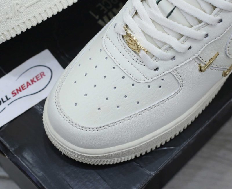 Giày Nike Air Force 1 Low ‘White Mini Gold Swooshes’ Best Quality