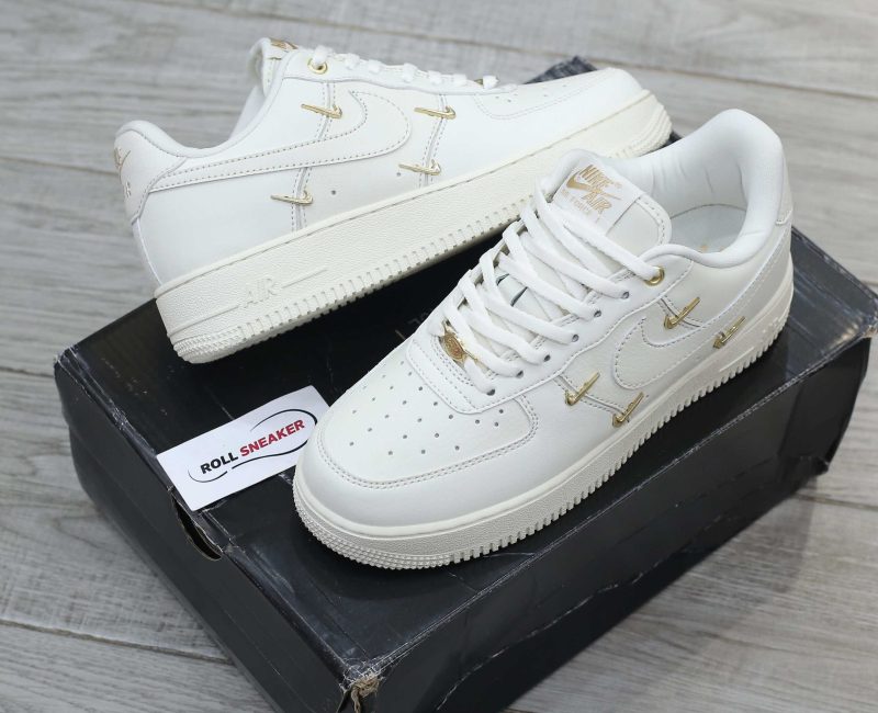 Giày Nike Air Force 1 Low ‘White Mini Gold Swooshes’ Best Quality