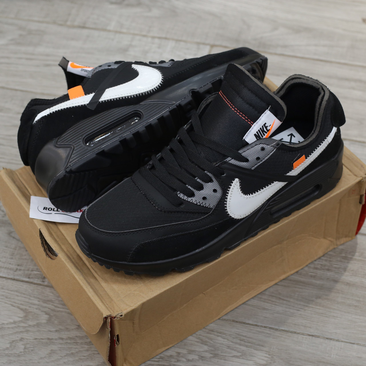 Giày Nike Air Max 90 Off White Black Chuẩn 99% Auth