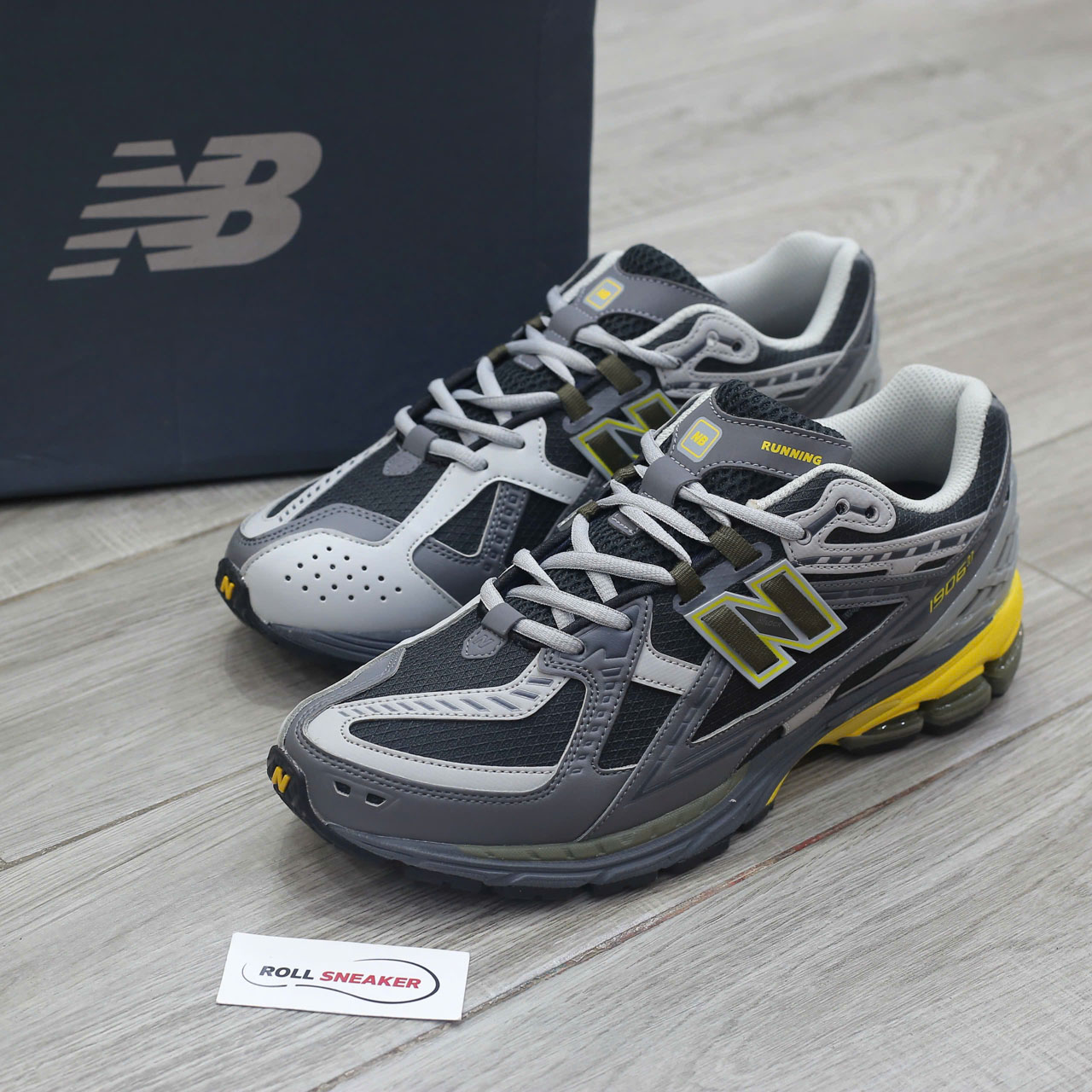 Giày New Balance 1906N Black Yellow Gray Chuẩn 99% Auth
