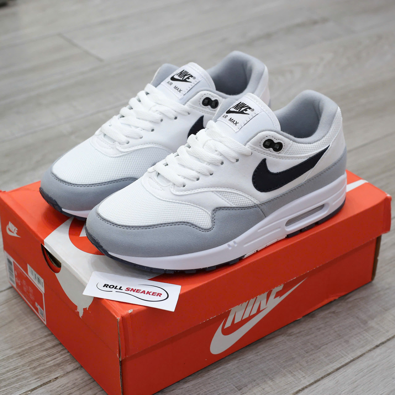 Giày Nike Air Max 1 Platinum Tint Dark Obsidian Chuẩn 99% Auth