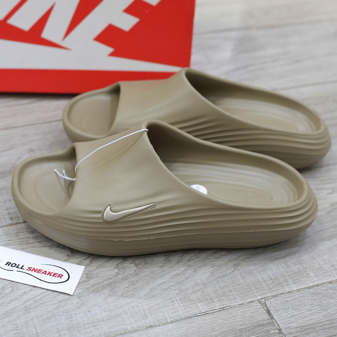 Dép Nike ReactX Rejuven8 Slide ‘Khaki’ Best Quality
