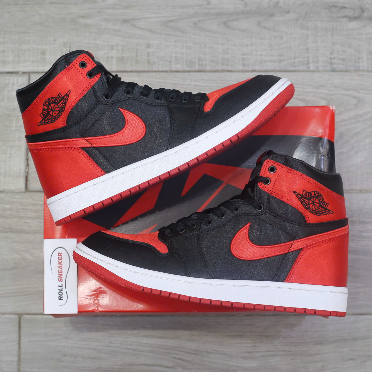 Giày Air Jordan 1 Retro High OG Satin Bred Chuẩn 99% Auth