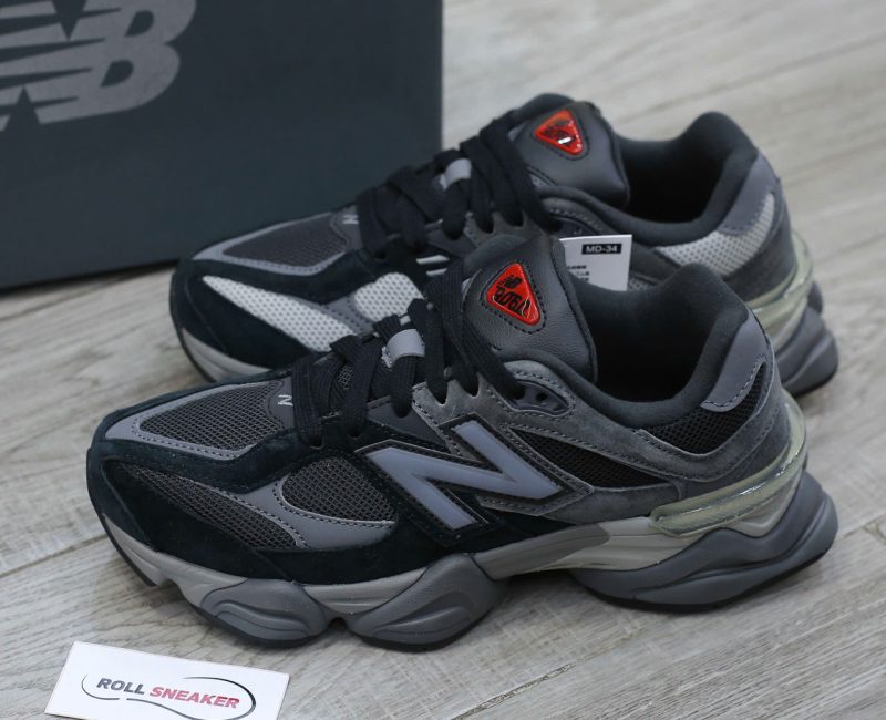 Giày New Balance 9060 Black Castlerock Grey Chuẩn 99% Auth