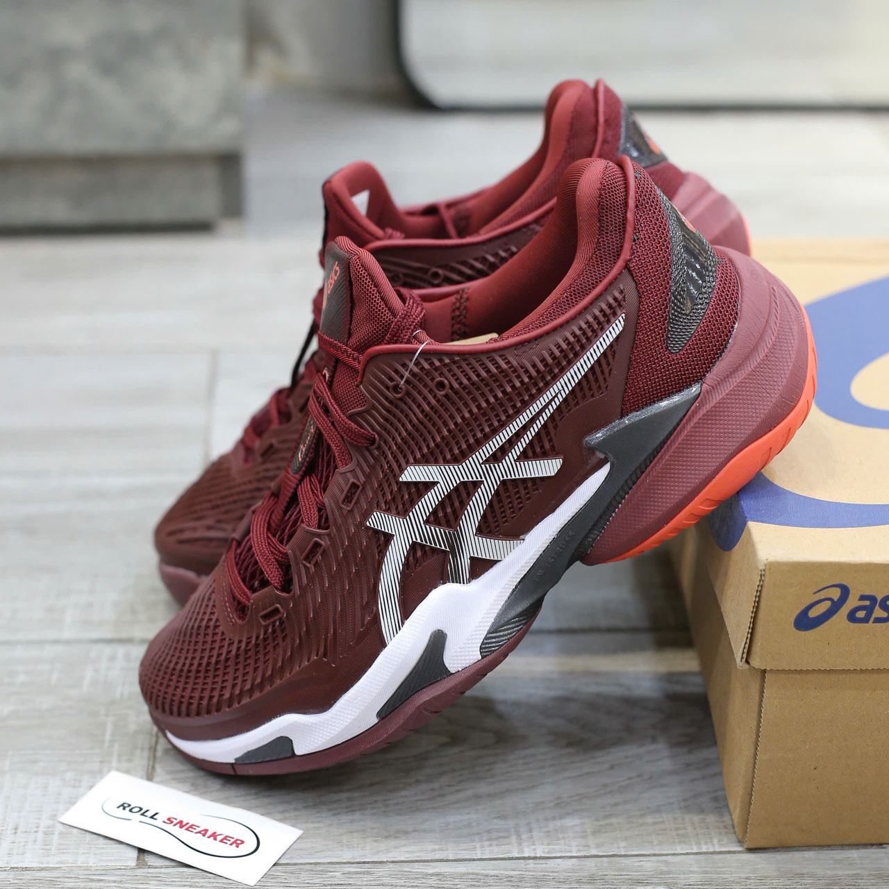 Giày Asics Court FF 3 ‘Antique Red White’ Best Quality