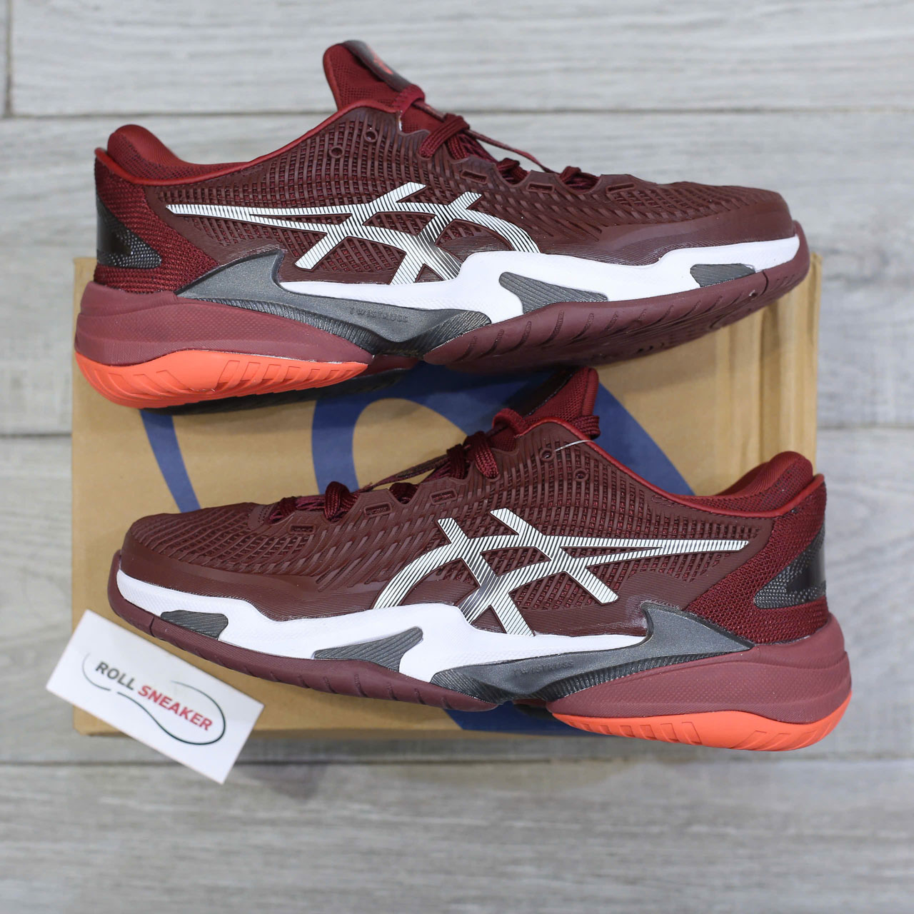 Giày Asics Court FF 3 ‘Antique Red White’ Best Quality