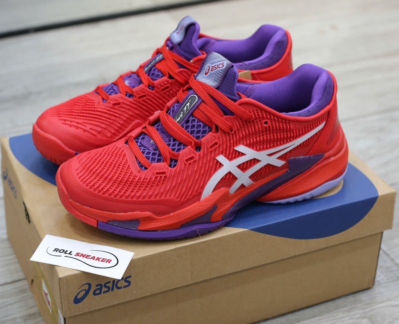 Giày ASICS Court FF 3 Novak ‘Classic Red White’ Best Quality