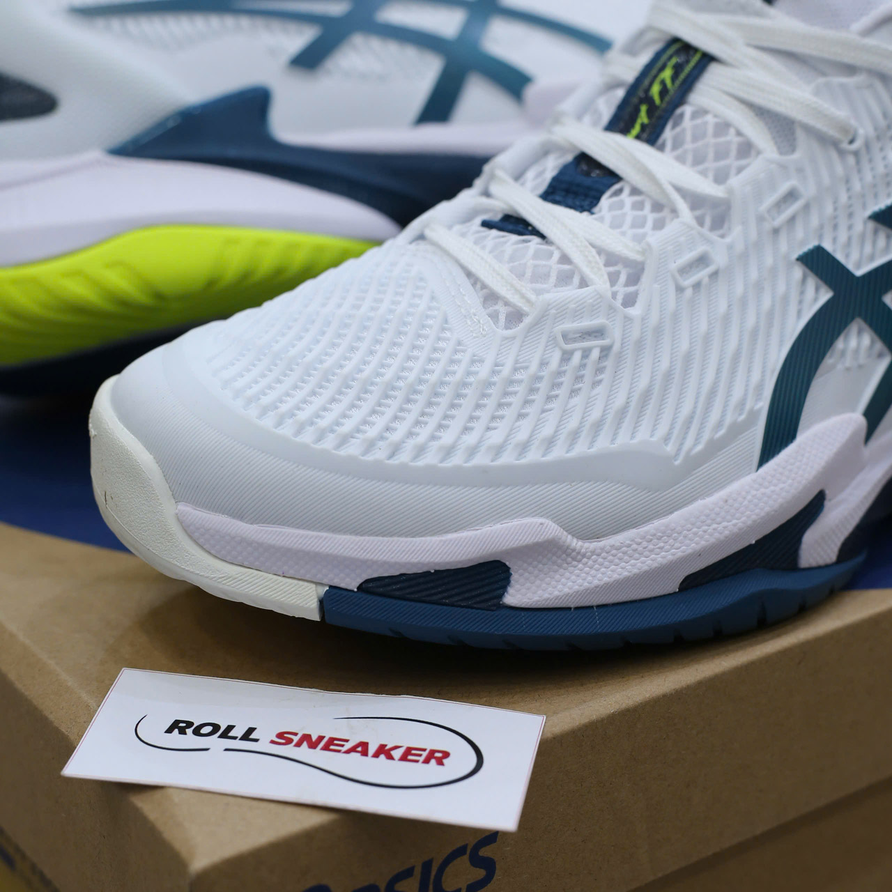 Giày Asics Court FF 3 ‘White Blue’ Best Quality