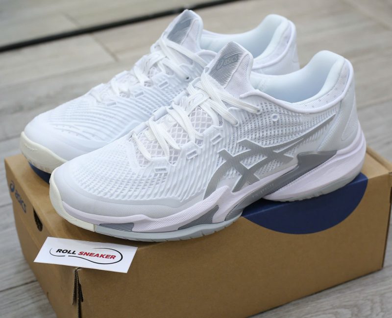 Giày ASICS Court FF 3 ‘White Pure Silver’ Best Quality