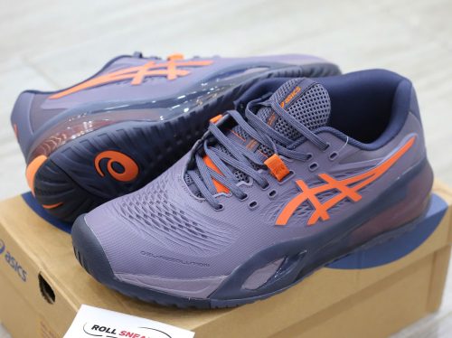 Giày Asics Gel-Resolution X Greyish Purple Nova Orange Best Quality