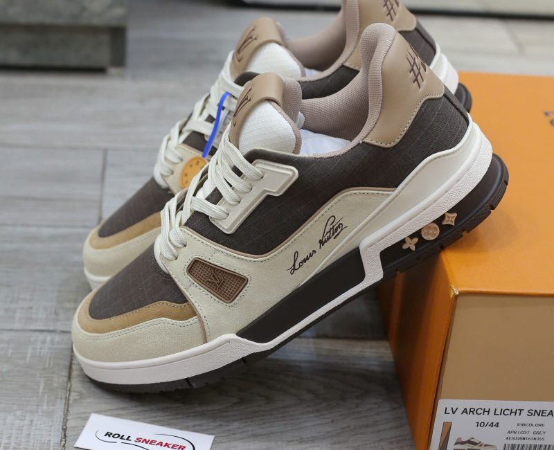 Giày Louis Vuitton Lv Trainer #54 Signature Brown Best Quality