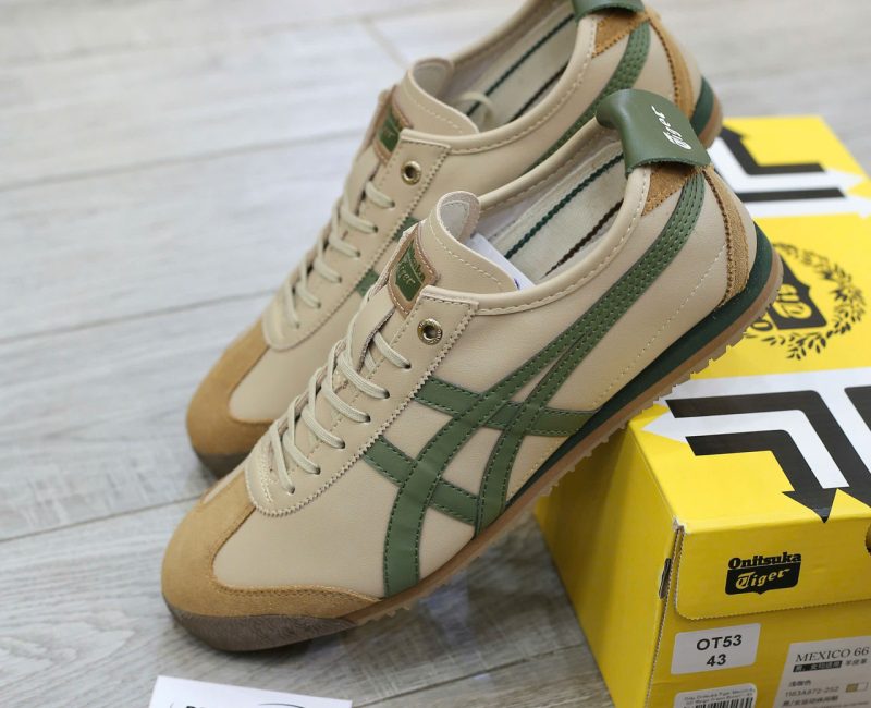 Giày Onitsuka Tiger Mexico 66 SD Beige Green Like Auth
