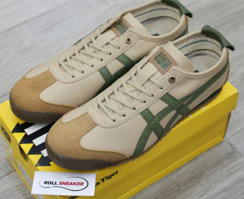 Giày Onitsuka Tiger Mexico 66 SD Beige Green Like Auth