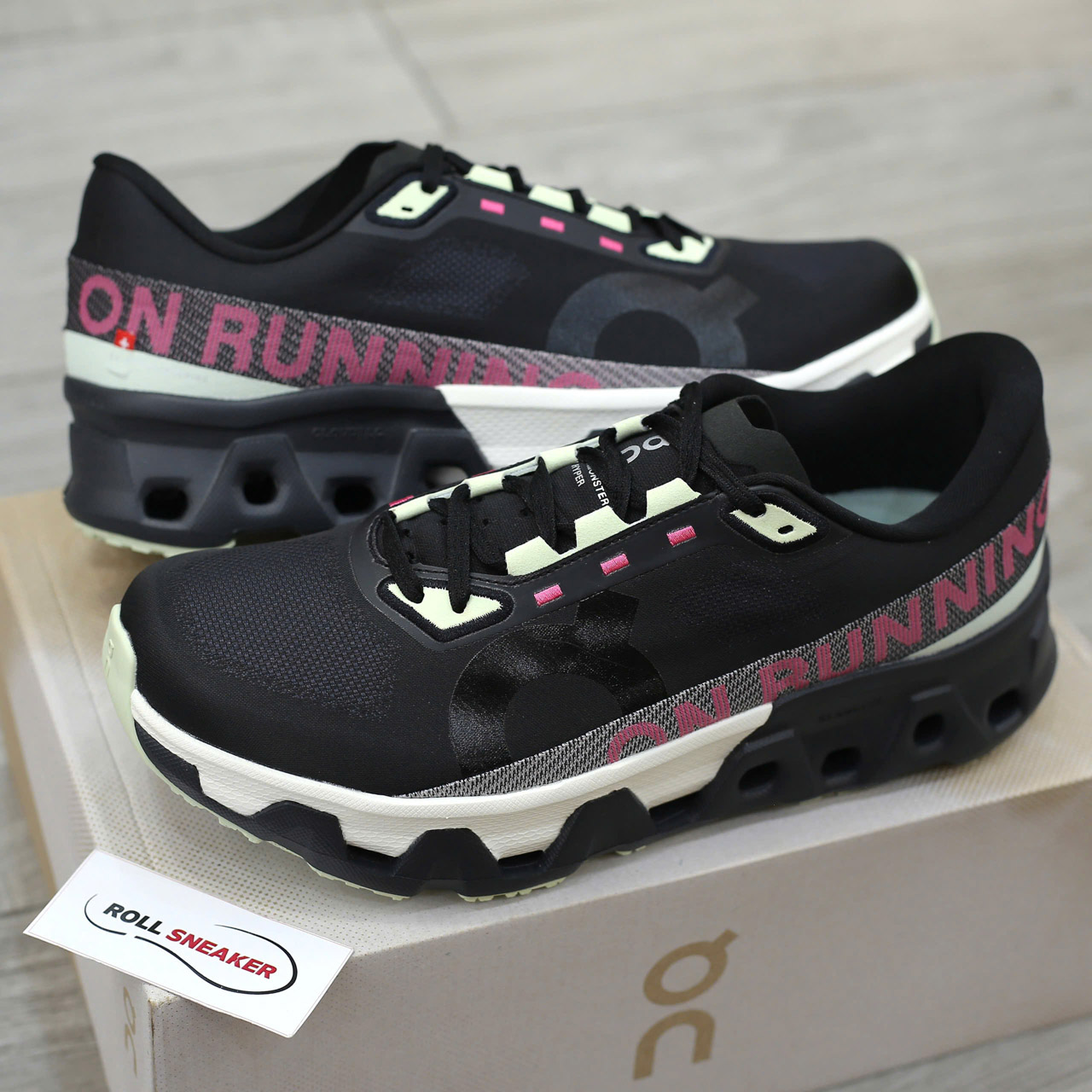 Giày On Running Cloudmonster Hyper Iron Black Like Auth