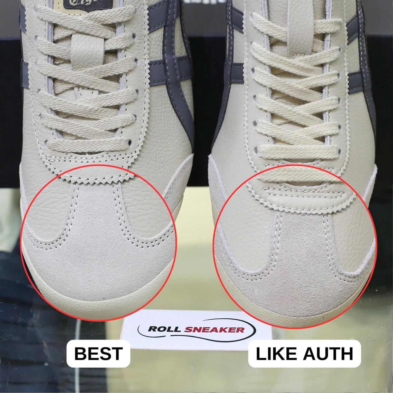 So sánh Giày Onitsuka Tiger Mexico 66 Birch