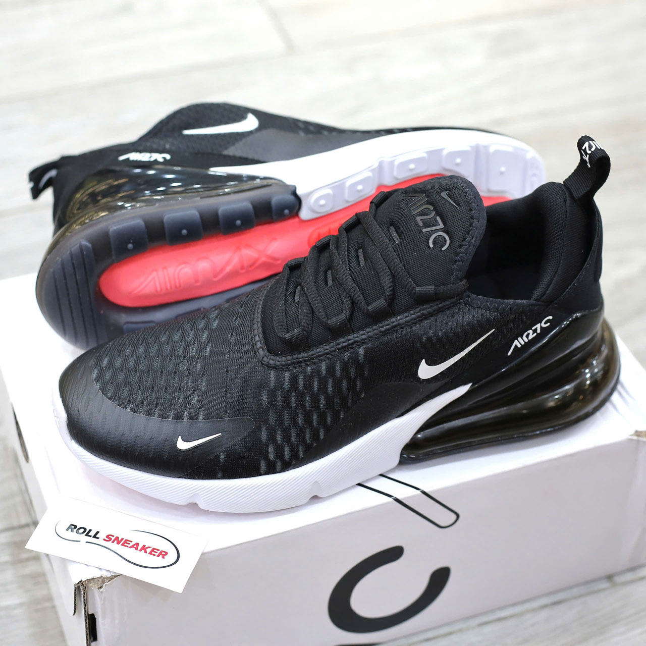 Giày Nike Air Max 270 Flyknit 'Core Black' Best Quality
