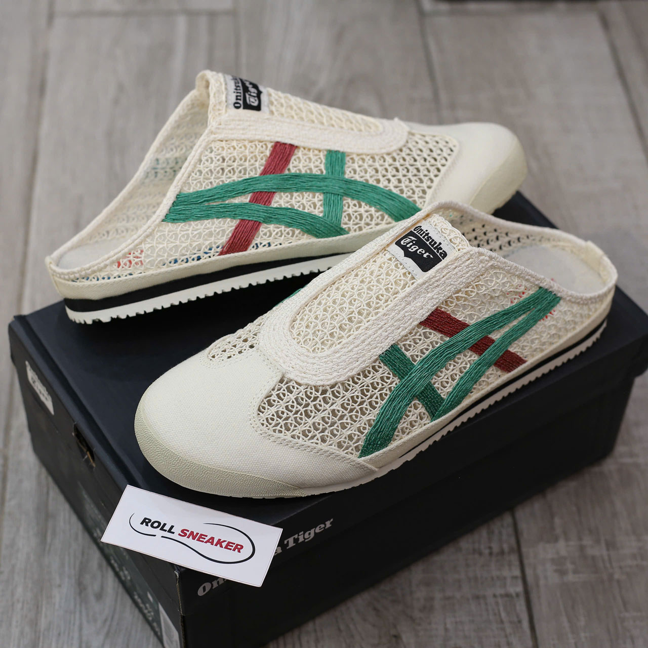 Giày Onitsuka Tiger Mexico 66 Sabot ‘Cream Kale’ Like Auth